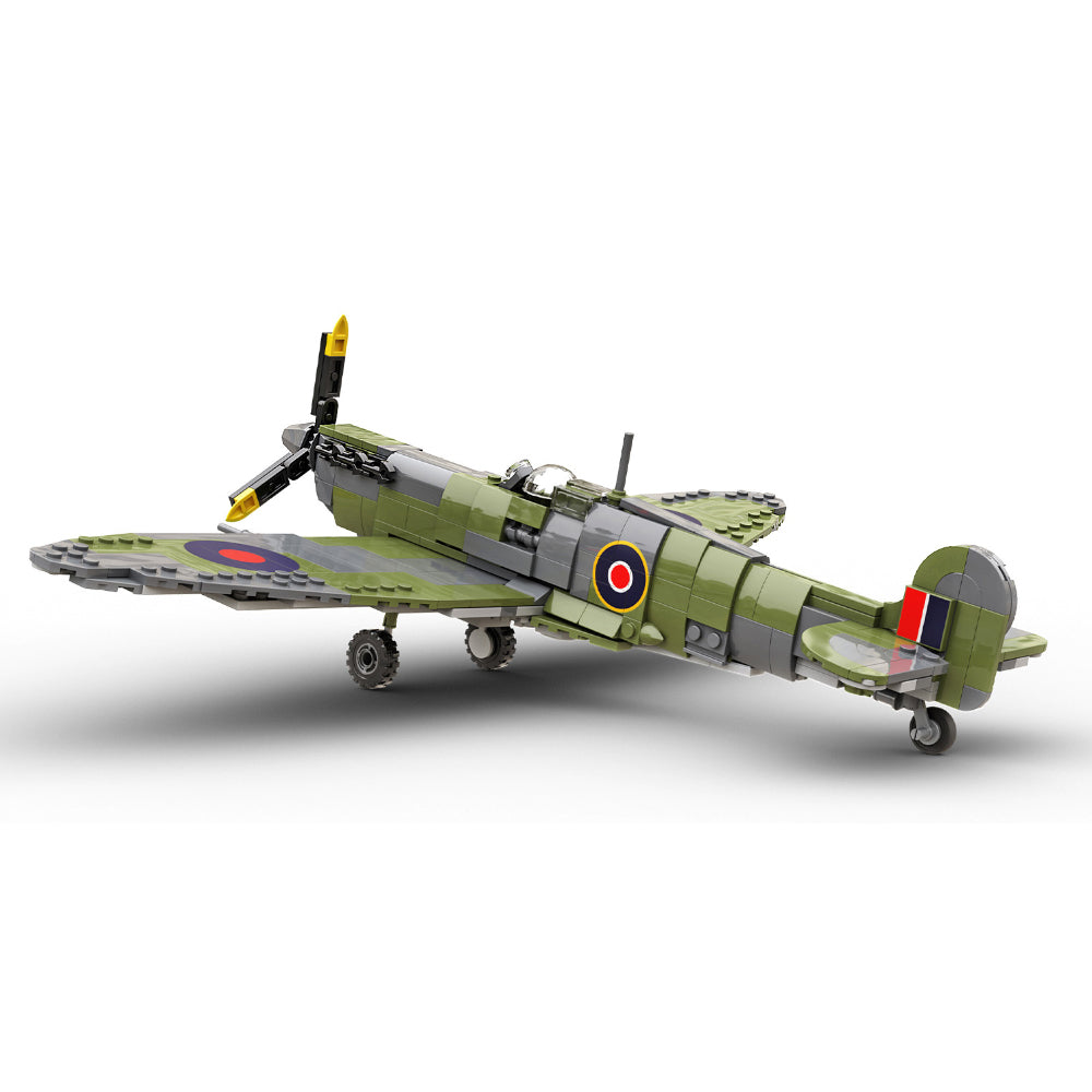Build Army Supermarine Spitfire Mk Vb Fighter Plane 1:30 Brick Model 500ps B2002