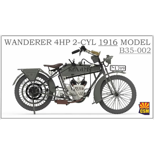 Copper State Models B35-002 Wanderer 4hp 2-Cyl Heeresmdell 1916 1:48 Model Kit