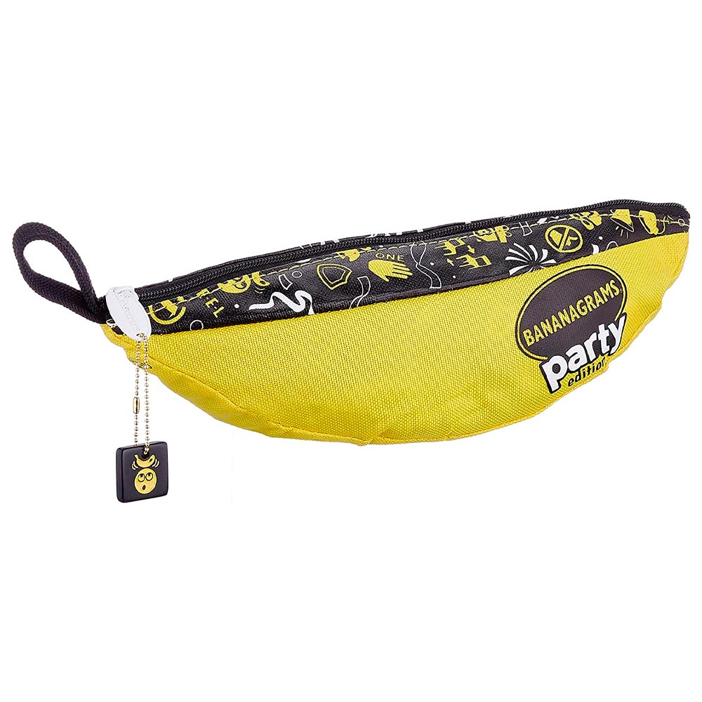 Bananagrams Party Edition - Word Tile Game - Age 7+ - 1-8 Players - 15min