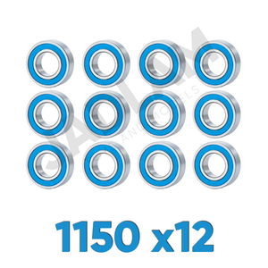 1150 x12 Ballrace Bearings for Tamiya RC Cars (Rubber-Shielded)