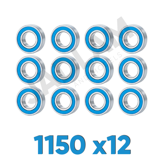 1150 x12 Ballrace Bearings for Tamiya RC Cars (Rubber-Shielded)