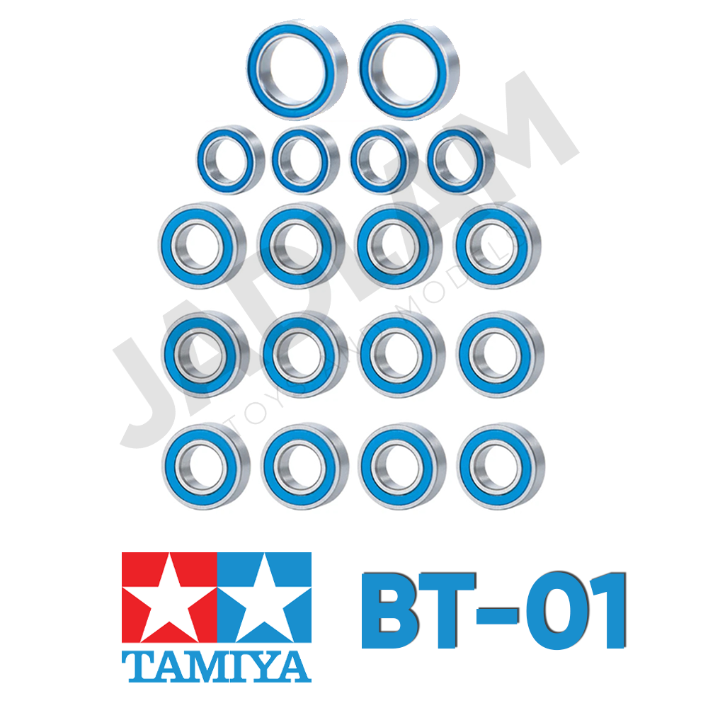 Tamiya BT-01 Ballrace Bearings RC Car Upgrade Set (Rubber-Shielded)