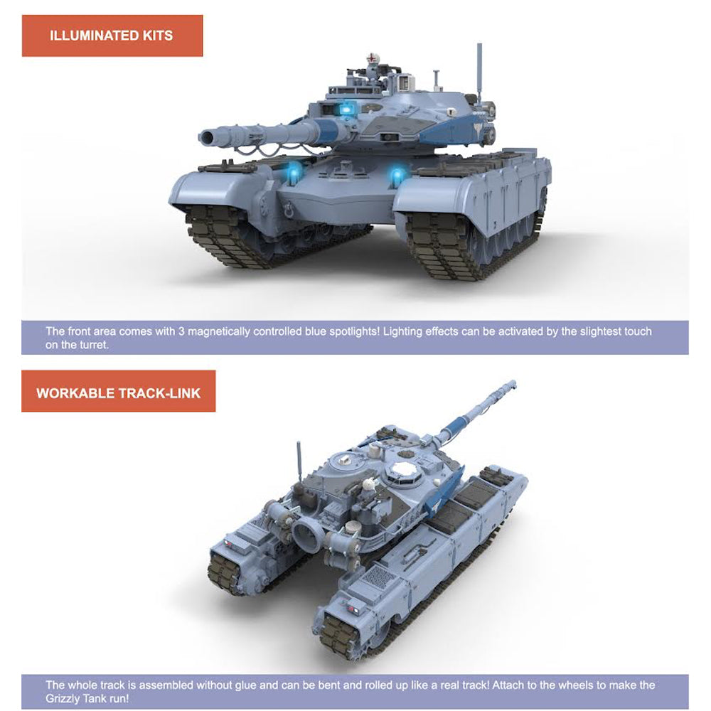 Border Models BC-002 Grizzly Battle Tank 1:35 Model Kit