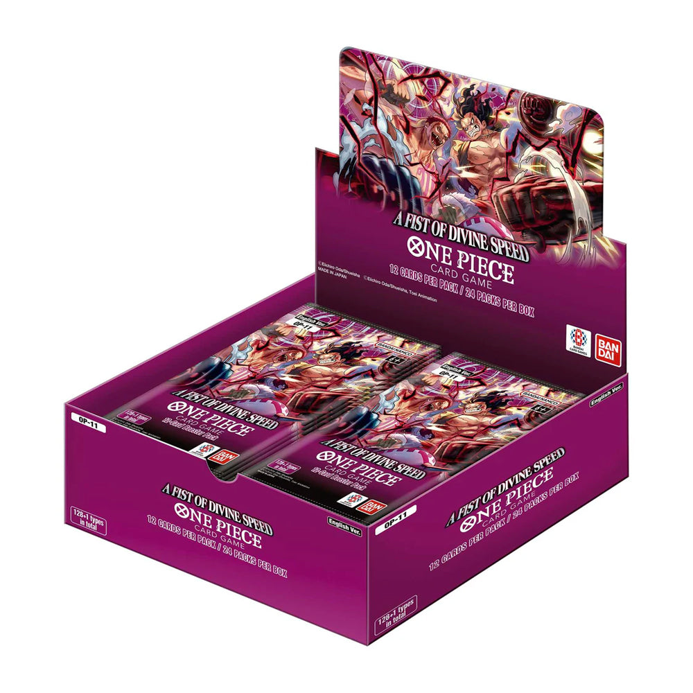 One Piece TCG: OP-11 A Fist of Divine Speed Booster Box (24 Packs)
