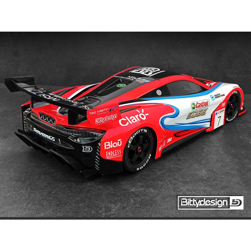 Seven65 Arrma Infraction/Limitless RC Car Clear 1:7 Body Shell by Bittydesign
