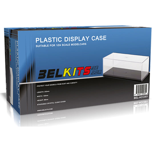 Belkits ACC001 Plastic Display Case for 1:24 Scale Plastic Model Cars