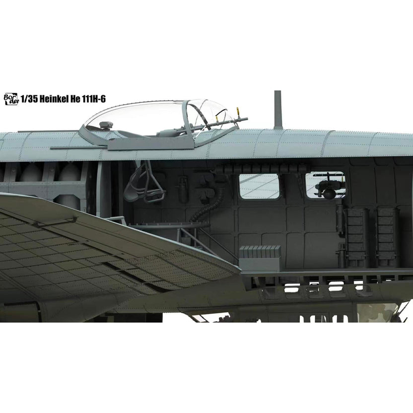 Border Model BF-018 Heinkel He 111 H-6 w/Interior 1:35 Model Kit ...