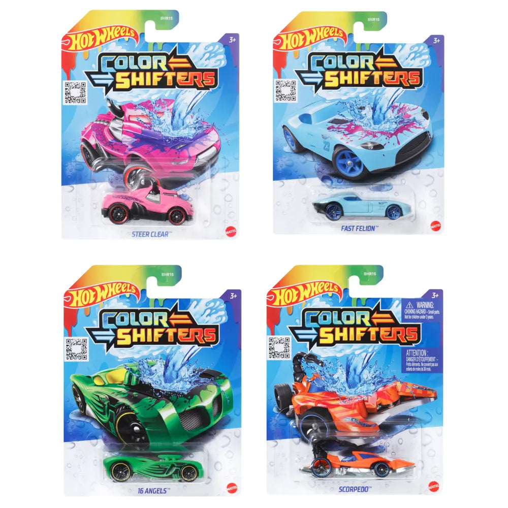 Hot Wheels Color Shifters 1:64 Diecast Toy Car Age 3+ Mattel BHR15