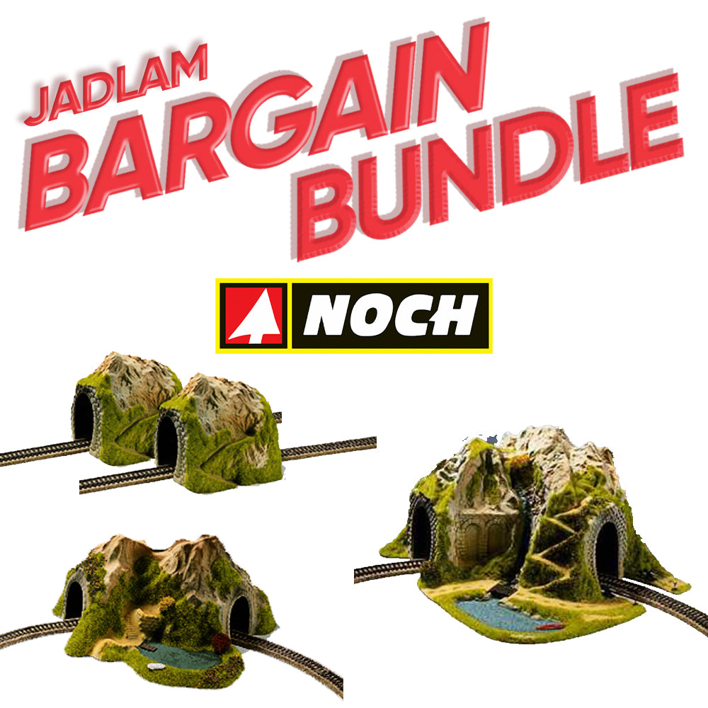 Jadlam Bargain Bundle - NOCH/FALLER HO Scale Tunnels - RRP £130.25