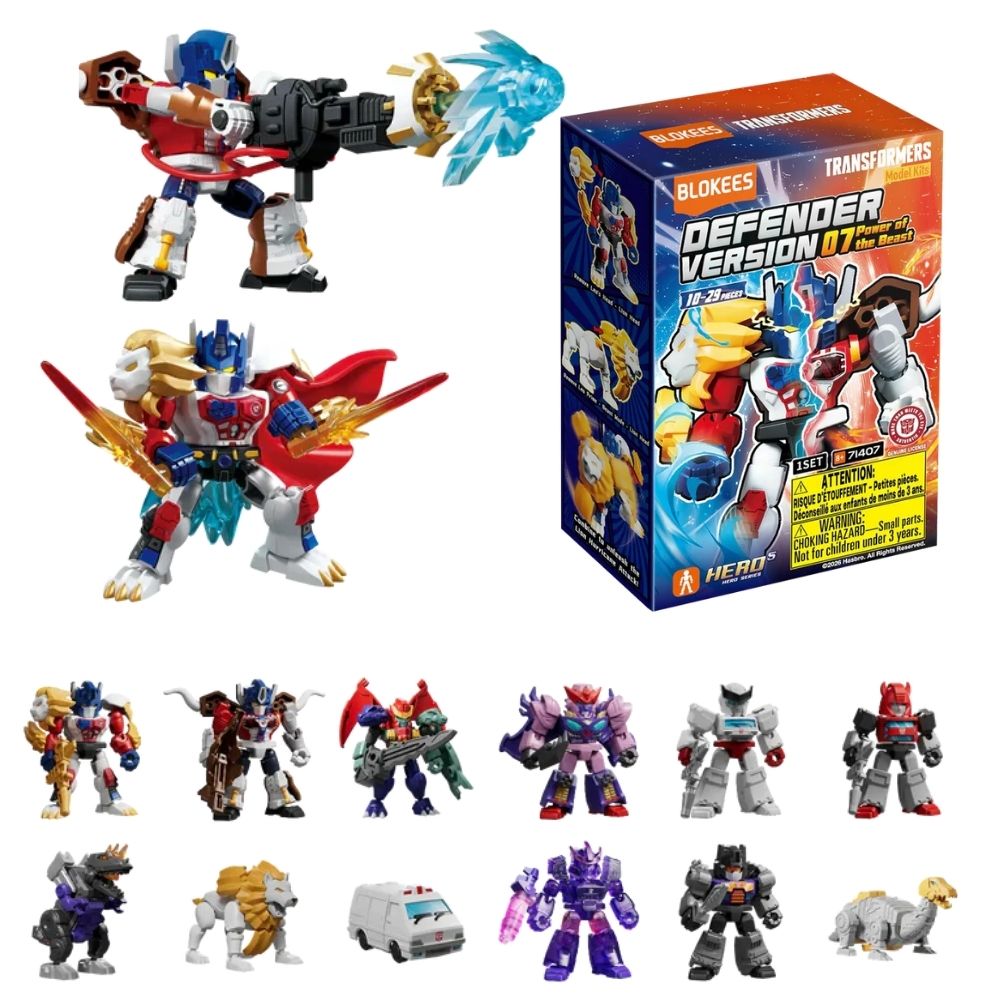 Blokees Transformers Figures - Defender v7: Power of the Beast