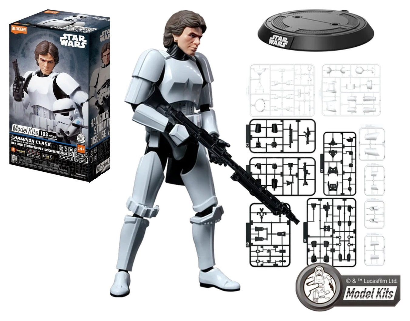 Blokees Star Wars Ep IV: A New Hope CC03 - Han Solo Stormtrooper Model Kit