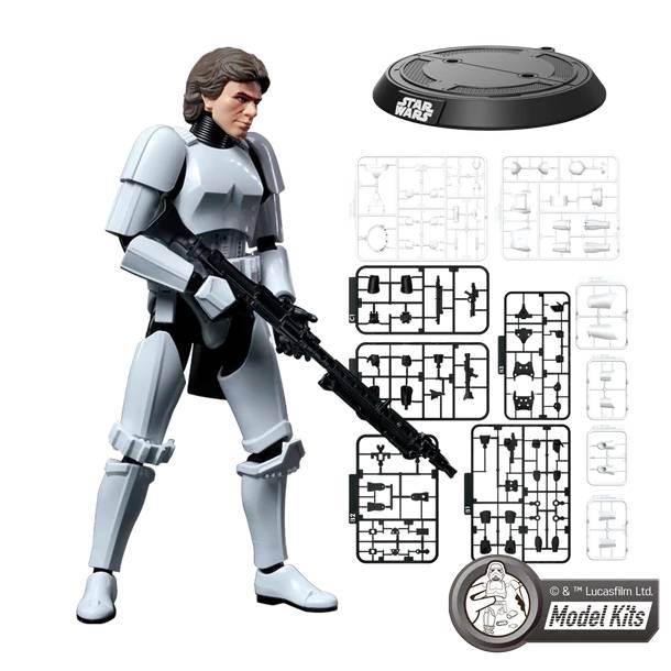 Blokees Star Wars Ep IV: A New Hope CC03 - Han Solo Stormtrooper Model Kit