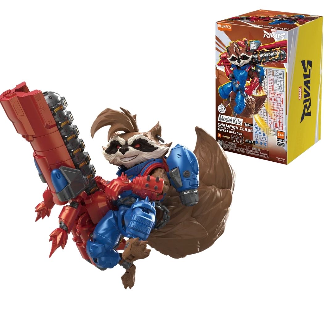Blokees Marvel Rivals - Champion Class 08: Rocket Raccoon Model Kit