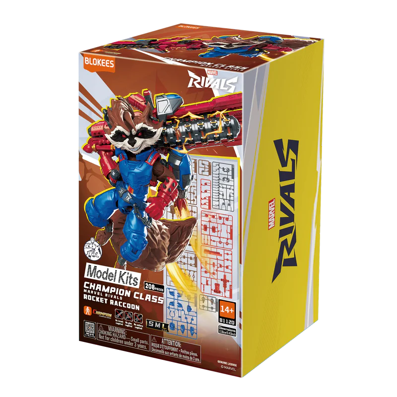 Blokees Marvel Rivals - Champion Class 08: Rocket Raccoon Model Kit
