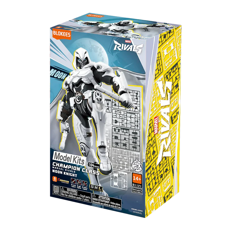 Blokees Marvel Rivals - Champion Class 10: Moon Knight Model Kit