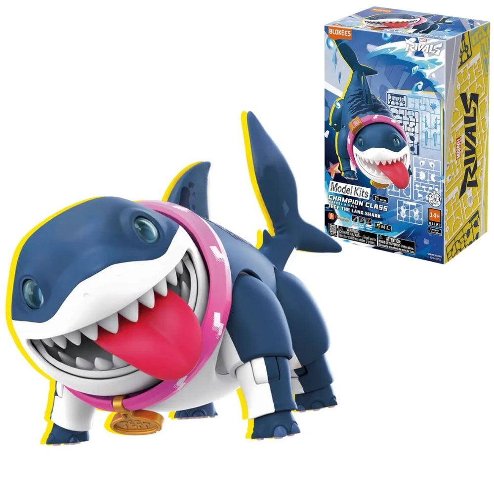Blokees Marvel Rivals - Champion Class 12: Jeff the Land Shark Model Kit