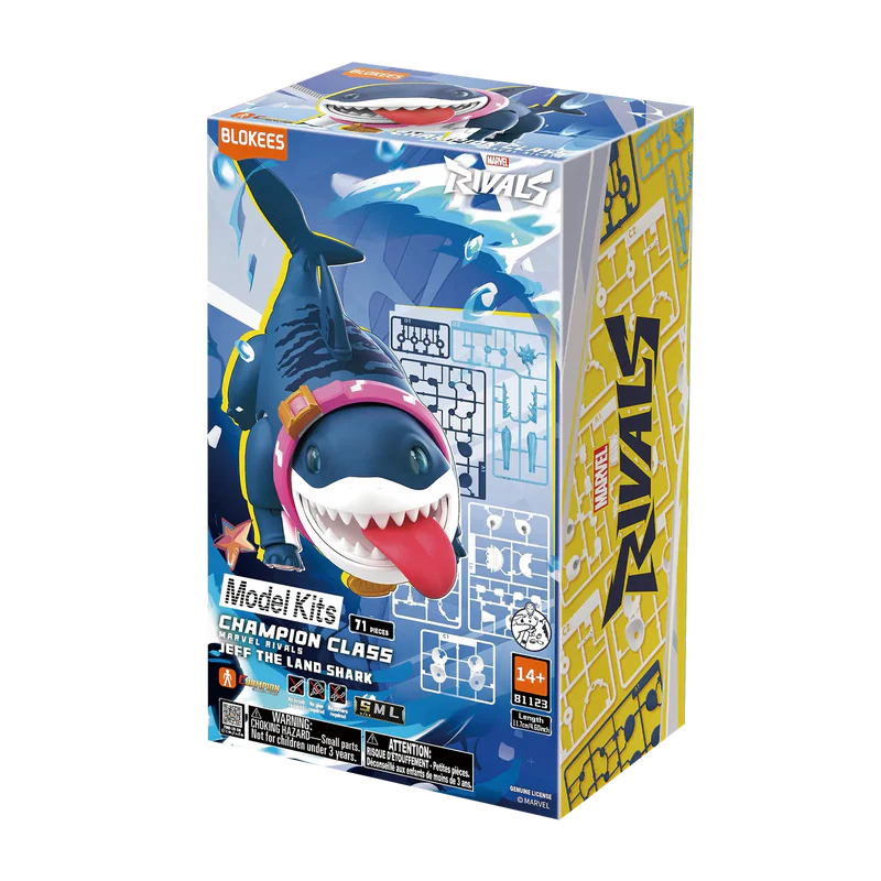 Blokees Marvel Rivals - Champion Class 12: Jeff the Land Shark Model Kit