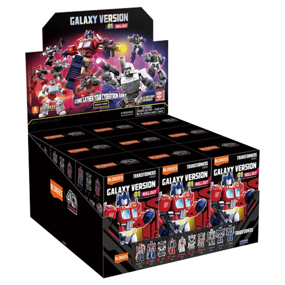 Blokees Transformers Figures - Galaxy v1: Roll Out - BOX of 9