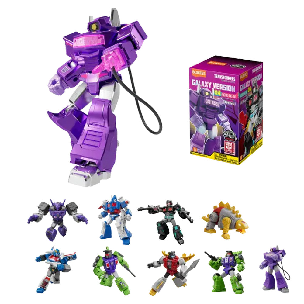 Blokees Transformers Figures - Galaxy v4: Fractured Space-Time - BOX of 9
