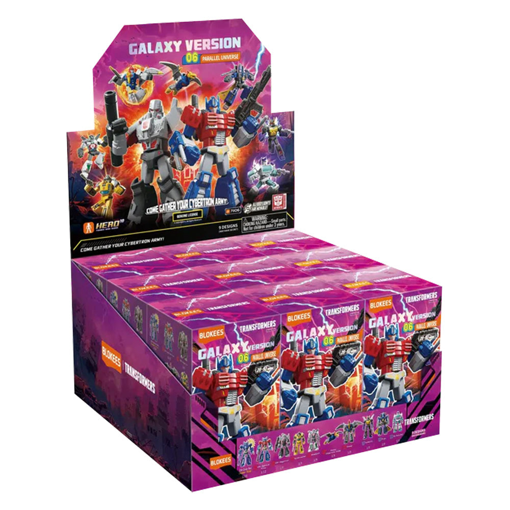 Blokees Transformers Figures - Galaxy v6: Parallel Universe - BOX of 9