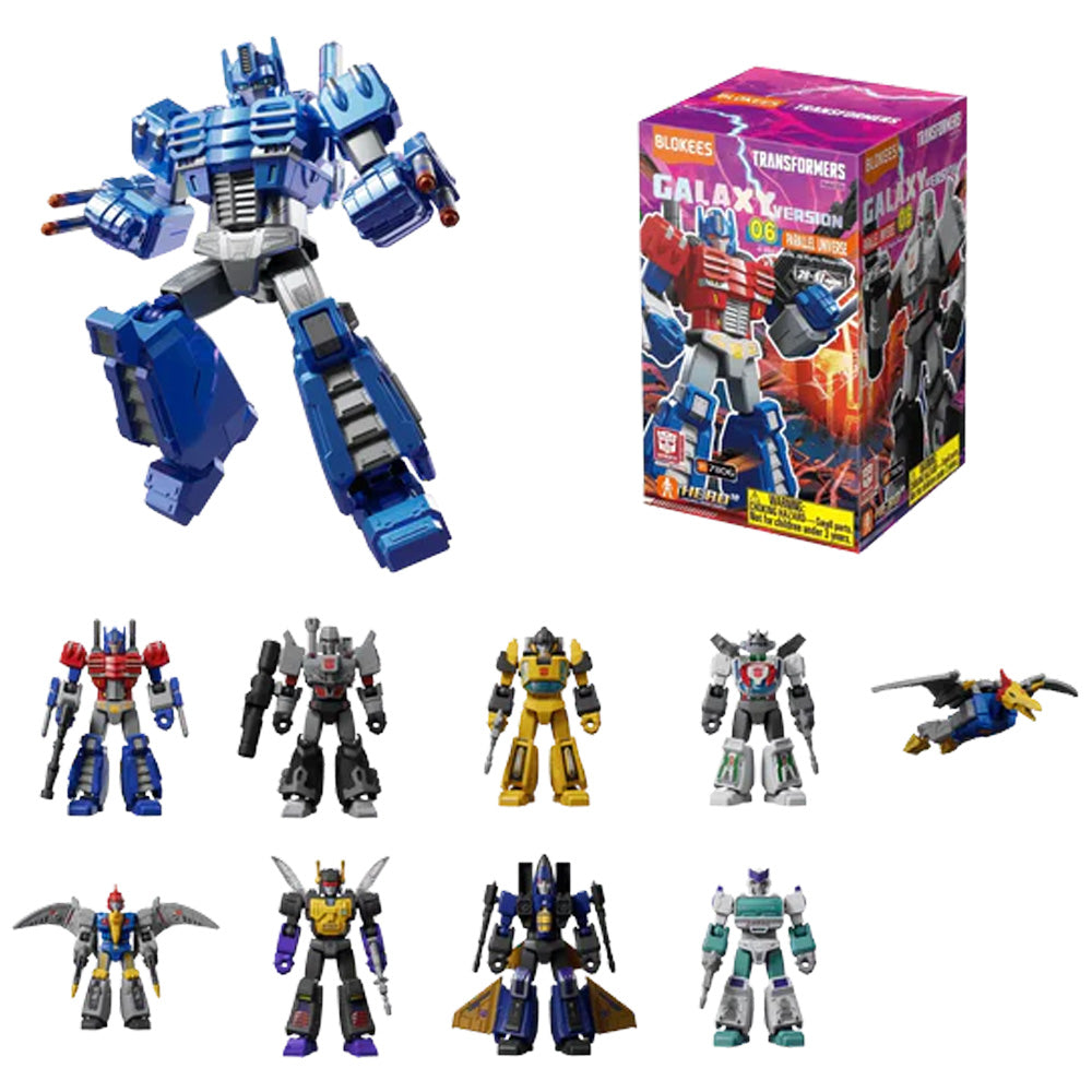 Blokees Transformers Figures - Galaxy v6: Parallel Universe - BOX of 9