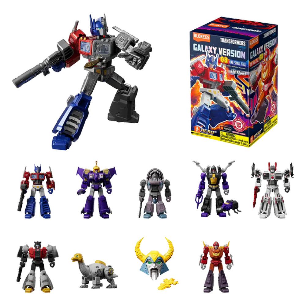 Blokees Transformers Figures - Galaxy v8: One Shall Fall - BOX of 9