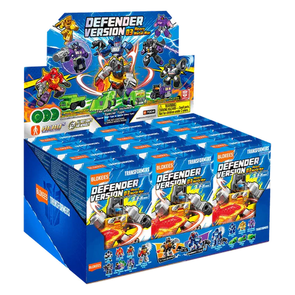 Blokees Transformers Figures - Defender v3: Heavy Metal War - BOX of 12