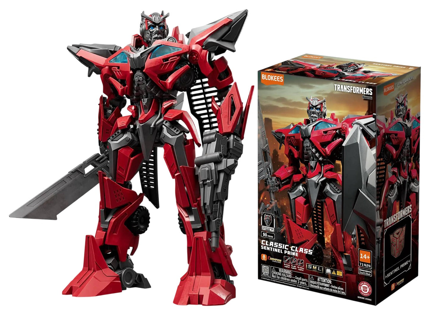 Blokees Transformers Figures - Classic Class 24 Dark of the Moon Sentinel Prime
