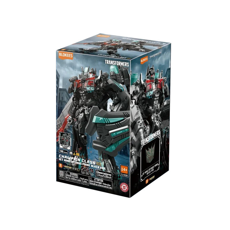 Blokees Transformers Figures - Classic Class 32: Jet Wing Optimus Prime Black Version