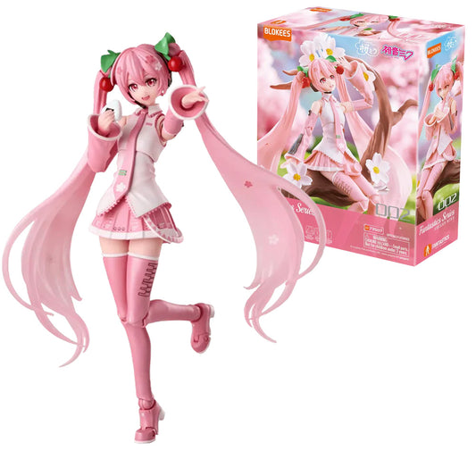 Blokees Fantastics Series - Sakura Miku Official Outfit Model Kit