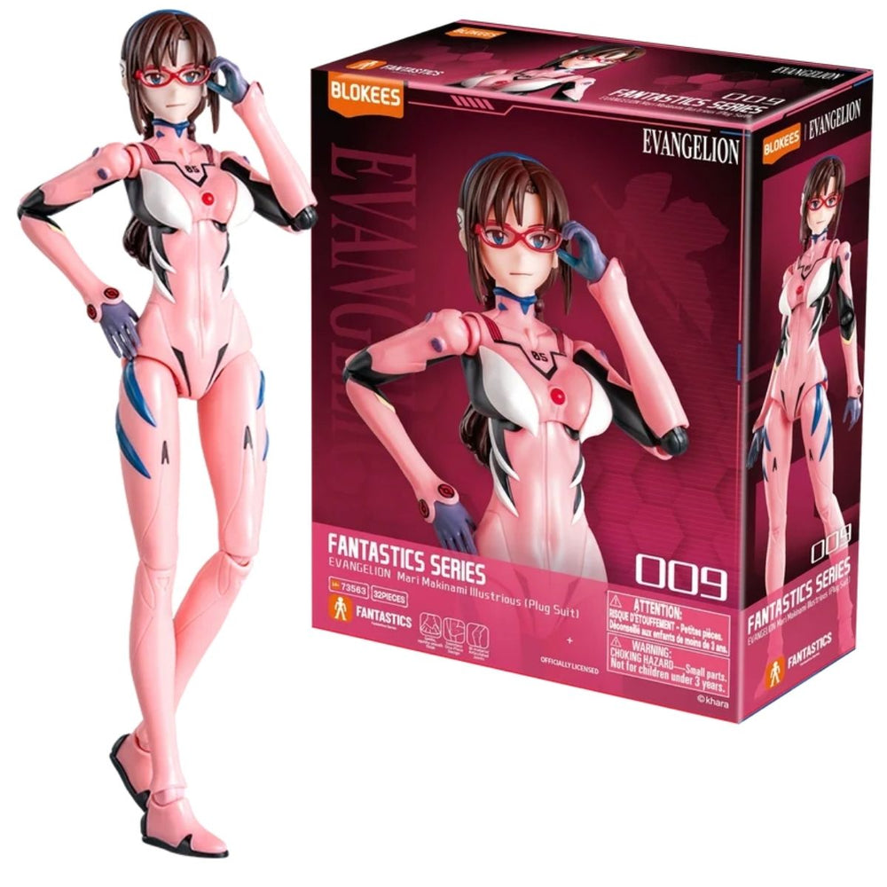 Blokees Fantastics Series - Evangelion Mari Makinami Illustrious (Plug Suit) Model Kit