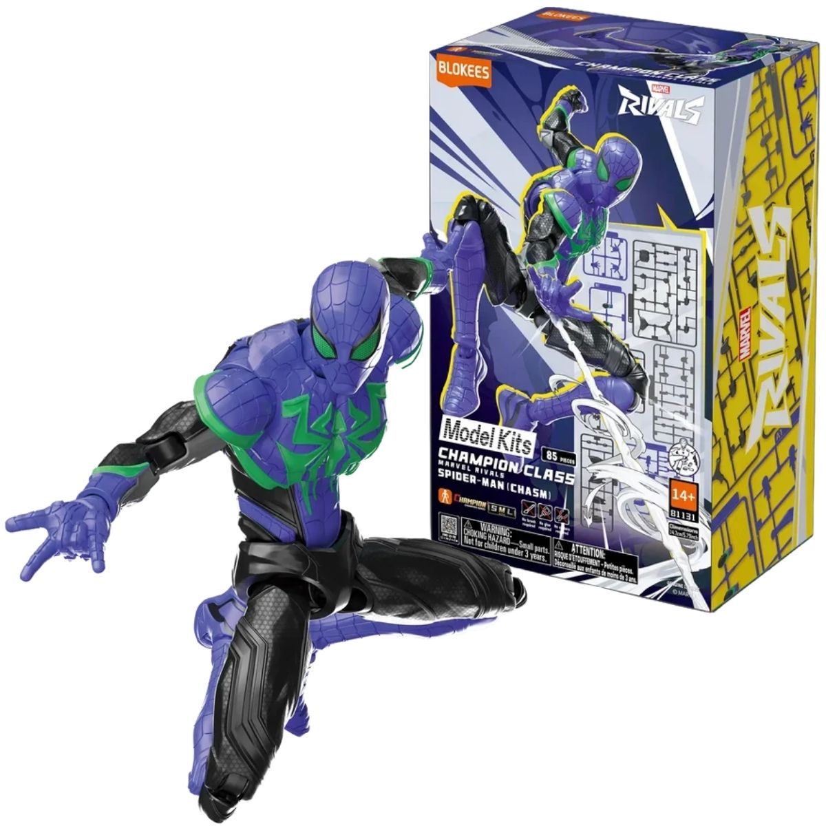 Blokees Marvel Rivals - Champion Class 25: Spider-Man (Chasm) Model Kit