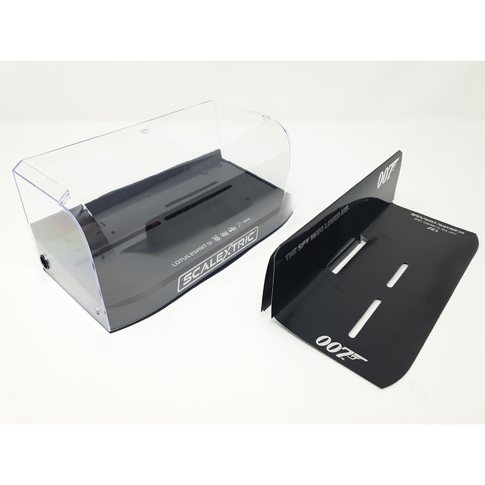 SCALEXTRIC Slot Car Crystal Display Case  - Black Base