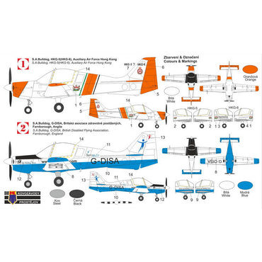 Kovozavody Prostejov BLK0002 S.A. Bulldog 1:72 Model Kit