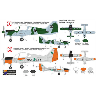 Kovozavody Prostejov BLK0004 S.A. Bulldog 1:72 Model Kit