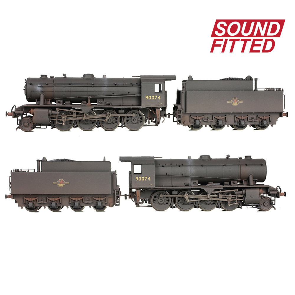 Bachmann Branchline 32-259ASF WD Austerity 90074 BR Black (Late Crest) [W] Loco