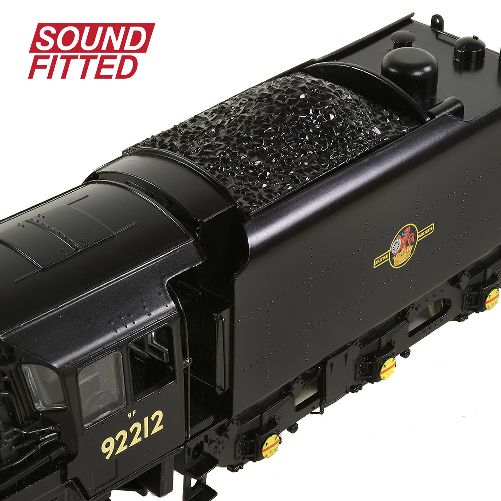 Bachmann Branchline 32-859ASF BR Standard 9F w/BR1F Tender 92212 Black Late