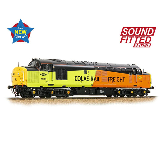 Bachmann Branchline 35-310SFX Class 37/0 Centre Headcode 37175 Colas Rail Loco
