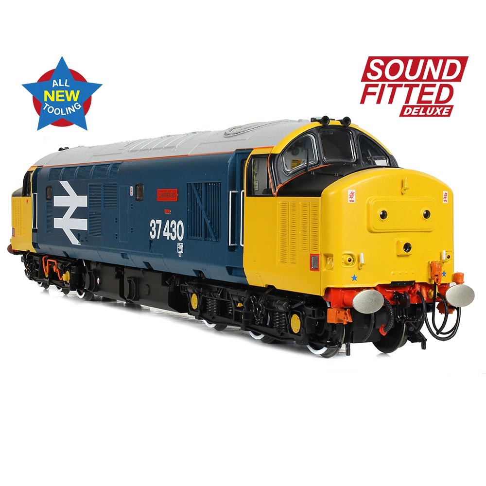 Bachmann Branchline 35-335SFX Class 37/4 Refurbished 37430 Cwmbran BR Loco