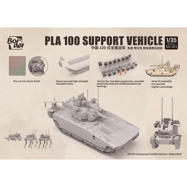 Border Model BN-003 PLA 100 Support vehicle 1:35 Model Kit
