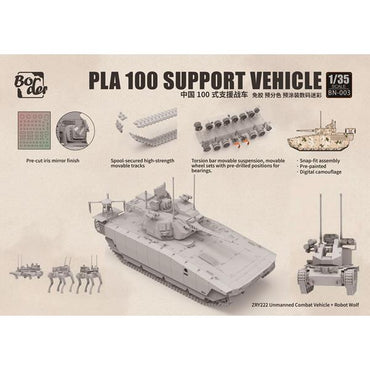 Border Model BN-003 PLA 100 Support vehicle 1:35 Model Kit