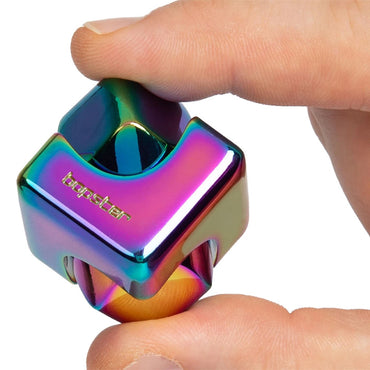 Bopster Cube Spinning Fidget Toy - Multicolour Metallic CS001