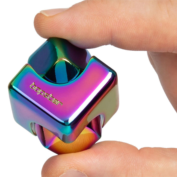 Bopster Cube Spinning Fidget Toy - Pink & Purple CS003