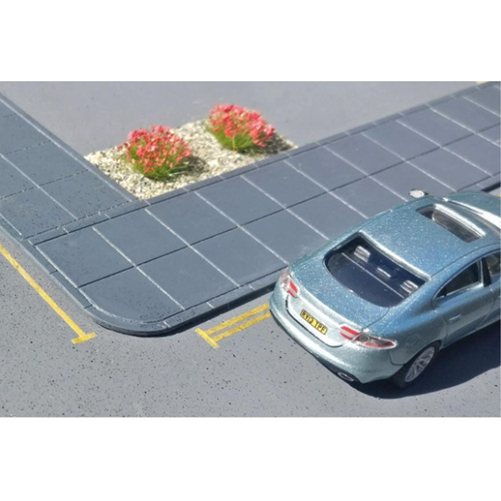 Gaugemaster Embossed Pavement Set OO Gauge 6x Ends 6x Straights GM382