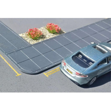Gaugemaster Embossed Pavement Set OO Gauge 6x Ends 6x Straights GM382
