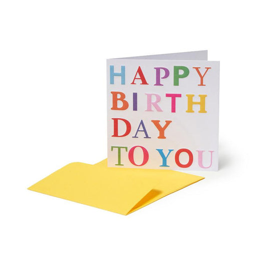 Legami Small Greeting Card - Happy Birthday To You