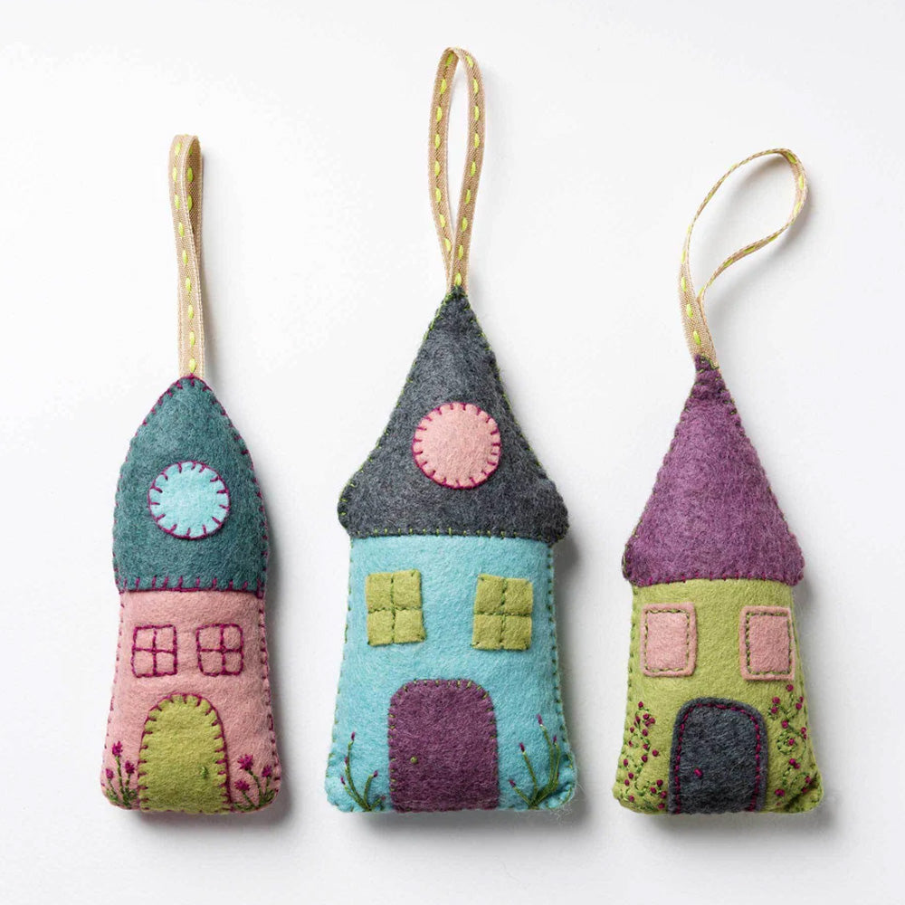 Corinne Lapierre Lavender Houses Felt Craft Kit