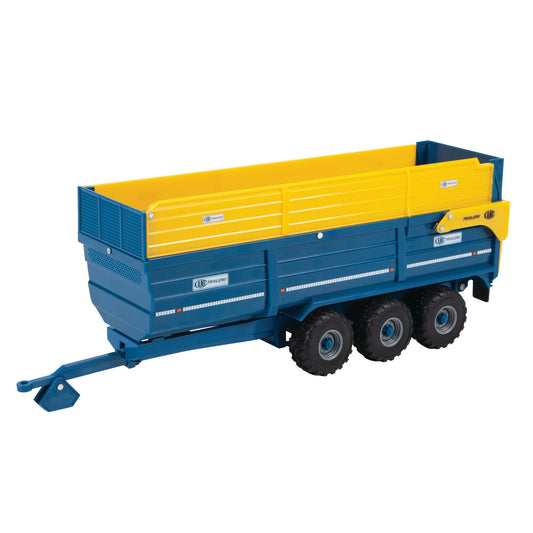 Britains 43284 Kane Tri-Axel Halfpipe Silage Trailer 1:32 Diecast Farm Vehicle