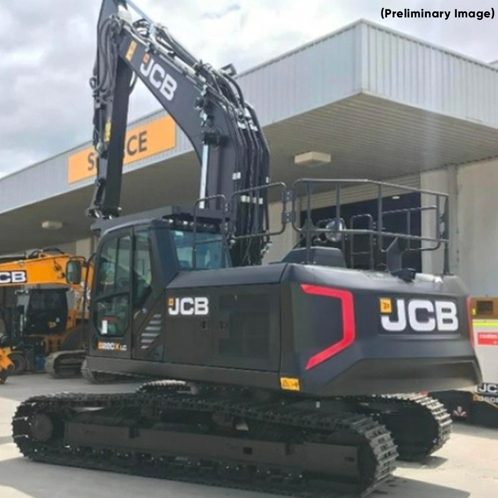 Britains JCB 220X LC Black Limited Edition 1:32 Diecast Farm Toy 43377