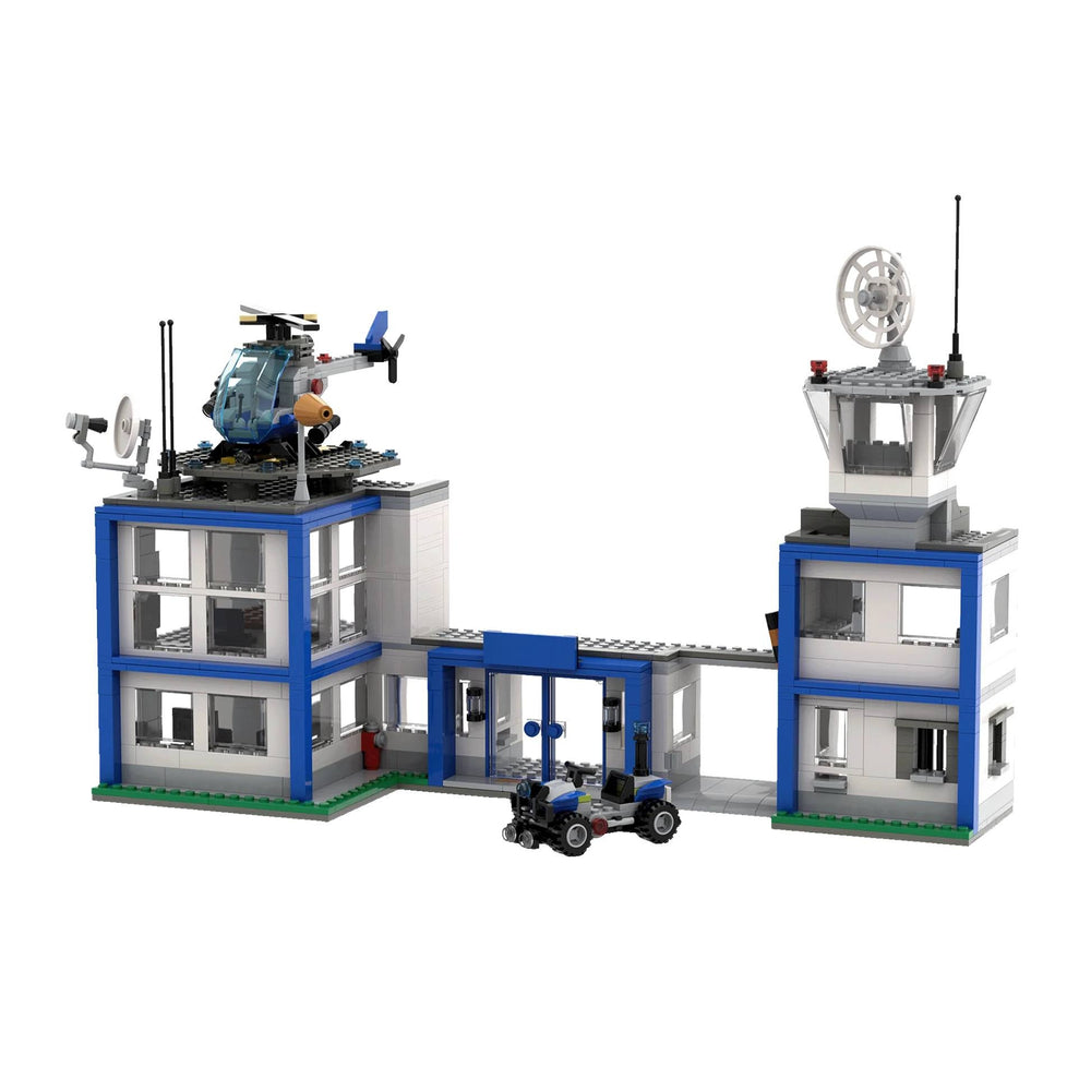 Brixies Plus Police Station Brick Model 822pcs 222403